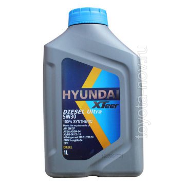1011003 - Масло моторное HYUNDAI XTeer  Diesel Ultra 5W30 - 1 литр (229.31/229.51/229.52,  Longlife-04, dexos 2)