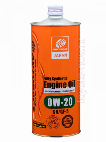A01508394 - Масло моторное AUTOBACS ENGINE OIL FS 0W20 SN/GF-5 - 1л