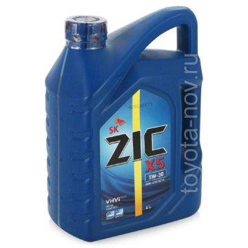 162621 - Масло моторное ZIC X5 5W30 полусинтетика - 4 литра