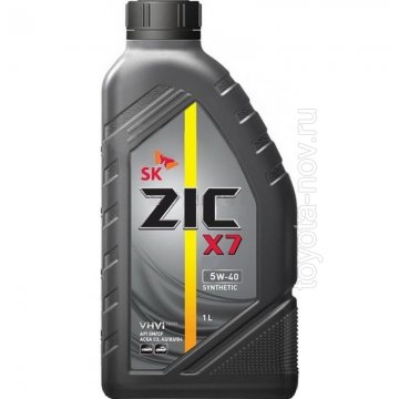 132662 - Масло моторное ZIC  X7 5W40 синтетика - 1 литр