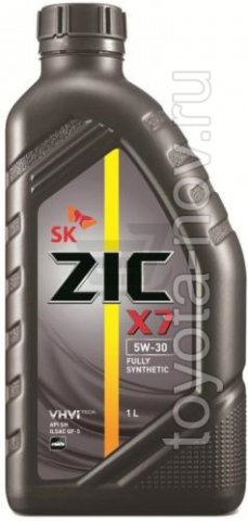 132675 - Масло моторное ZIC X7 5W30 синтетика - 1 литр