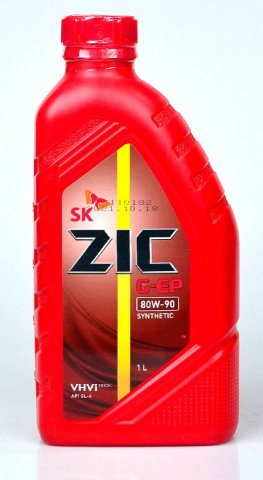 132625 - Масло трансмиссионное синтетическое ZIC G-EP 80W90 - 1 литр