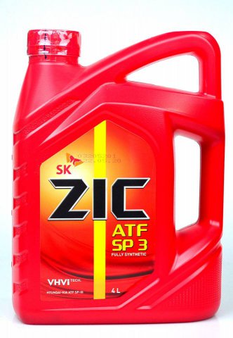 162627 - Масло трансмисcионное синтетическое ZIC ATF SP-3  -  4 литра