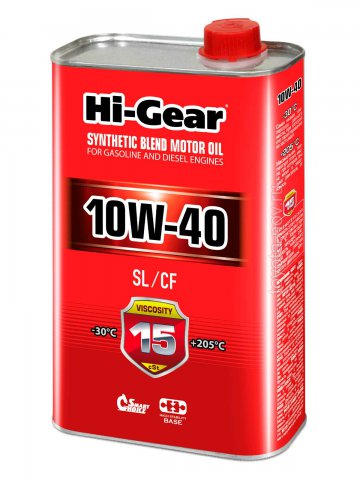 HG1110 - Масло моторное полусинтетическое 10W-40 SL/CF - 1 л