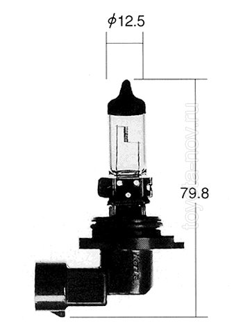 0474 - Лампа головного света (галоген) (HB4) 12V 55W (Euro стандарт)