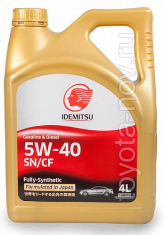 30015048-746 - Масло моторное Idemitsu 5W40 SN/GF-5 Fully-Synthetic -  4 литра