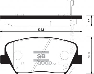 SP1842 - Колодки HYUNDAI I30/ Veloster (2012-) передние