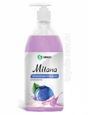126301 - Жидкое мыло MILANA черника в йогурте - 1л