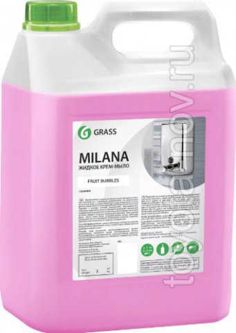 126405 - Жидкое мыло MILANA спелая черешня - 5,1 кг