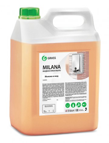126105 - Жидкое крем-мыло MILANA молоко и мед - 5,1 кг