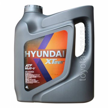 Жидкость для АКП HYUNDAI Xteer ATF Multi V -  4 литра (Dextron III, Dextron VI, Mercon, SP-III, SP-IV, T-IV, Toyota WS, Honda Z-1 и т.д.) (1041411)