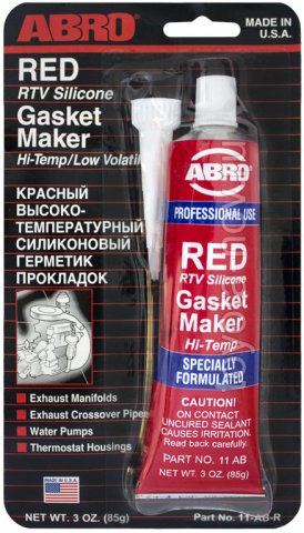 11-AB-R - Герметик прокладок силиконовый ABRO, красный 85 г