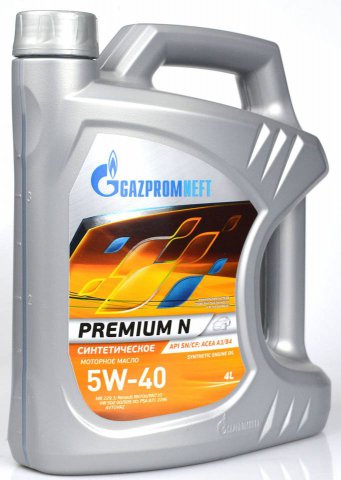 2389900144 - Масло моторное Газпромнефть Premium N 5W-40 - 4 л