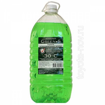 Антилед - Жидкость антиобледенительная CRYSTAL -30°С 5 литров  (Зелёная) - 1 ШТ
