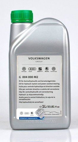 G004000M2 - Жидкость гидроусилителя руля PSF 1 литр цвет - зелёный (синтетика на весь VAG)