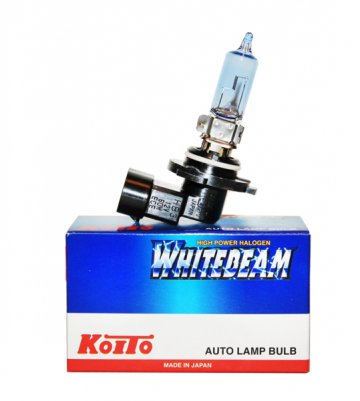 0756W - Лампа высокотемпературная Koito Whitebeam 9005 (HB3) 12V 65W (120W) 4200K (уп. 1 шт.)