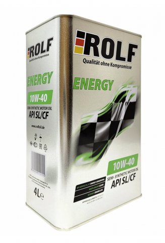 322227 - Масло моторное ROLF Energy SAE 10W-40 - 4 л