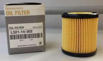 L321-14-302 - Фильтр масляный (картридж) MAZDA CX-7, 3/6-Series, MPV