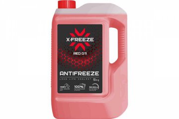 430206074 - Антифриз X-Freeze Red G11, -40С красный -  5 кг